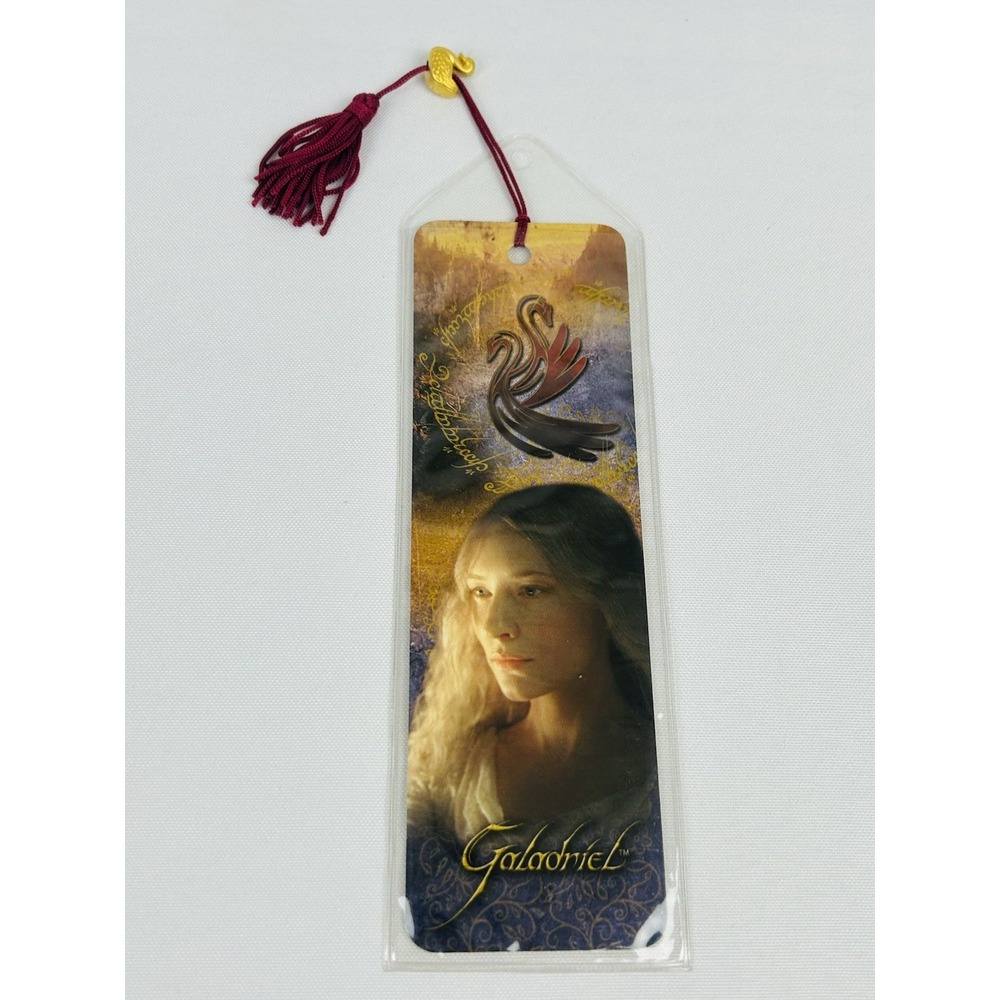 The Lord Of The Rings Galadriel Bookmark Charm with Sleeve New